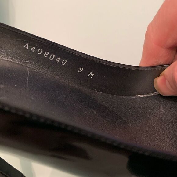 Steuart Weitzman black shoes 9AA vintage - Picture 3 of 7